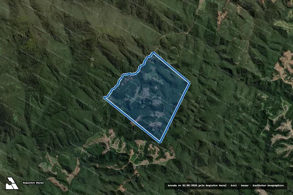 Imagem de satélite de SITIO MANDI - parte1 em Cerro Azul - PR