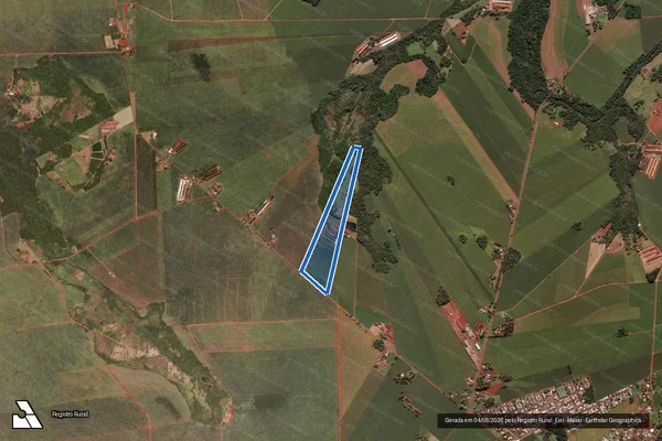 Imagem de satélite de Lote Rural N°115, Gleba 5, Colonia Rio Quarto - Parcela 1 em Missal - PR