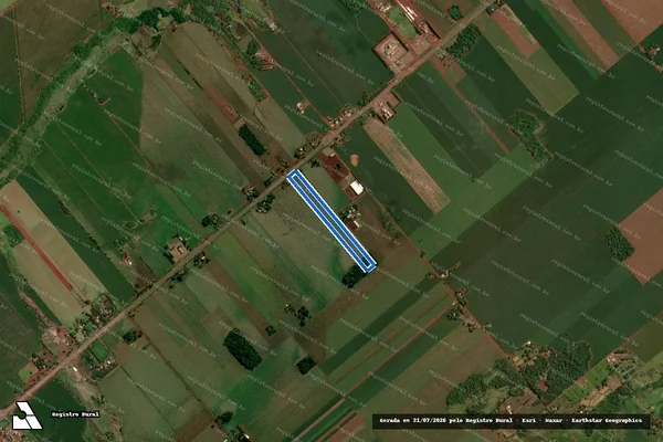 Imagem de satélite de LOTE N° 06 DA QUADRA 54 DO NCD - ÁREA C em Dourados - MS