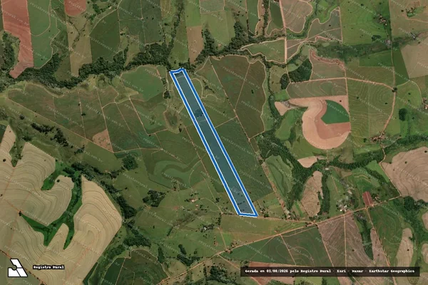 Imagem de satélite de SÍTIO BELA VISTA - PARTE 1 em Gabriel Monteiro - SP
