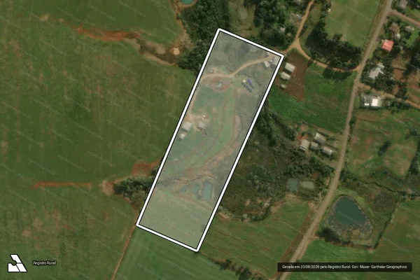 Imagem de satélite de Lote Rural 70/GL 5 - Parcela 1 em Dionísio Cerqueira - SC