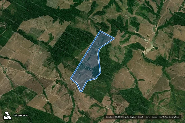Imagem de satélite de FAZENDA TRÊS ESTRELAS - Parte 1 em Jacundá - PA
