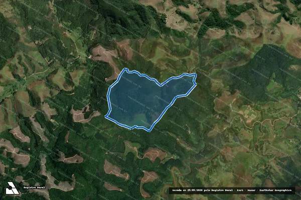 Imagem de satélite de Fazenda São pedro das Araucárias - Área Total em São José dos Campos - SP