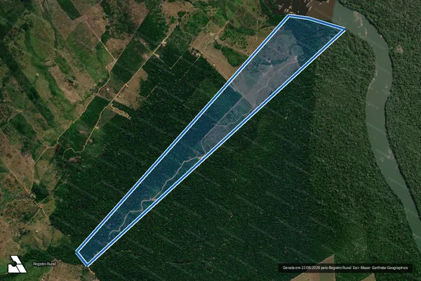 Imagem de satélite de SITIO BOA ESPERANÇA - GLEBA SANTA ROSA