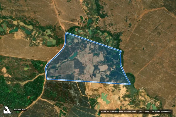 Imagem de satélite de PA JOÃO LANARI DO VAL - Lote 20 - Parte 1 em Cumaru do Norte - PA