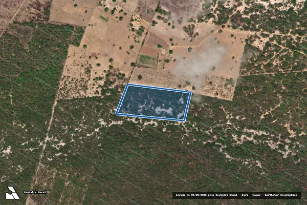 Imagem de satélite de FAZENDA VALE VERDE - PARCELA 02 em Carinhanha - BA