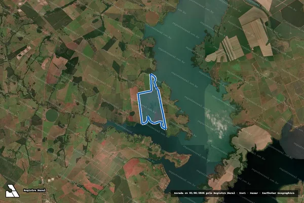 Imagem de satélite de FAZENDA FORMOSO - 001 em Aparecida do Taboado - MS