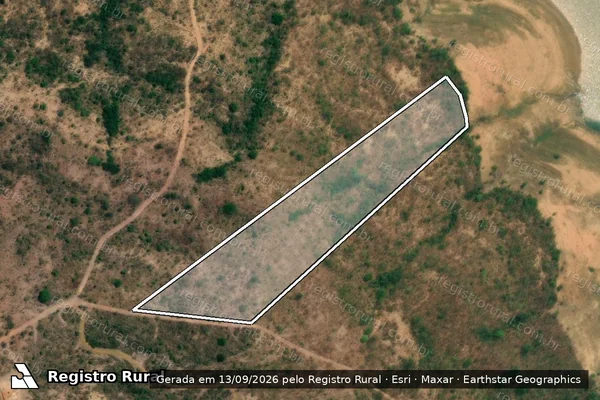 Imagem de satélite de Fazenda Pedrões ou Ribeiro Manso - Gleba A - GLEBA 232 em São Gonçalo do Abaeté - MG