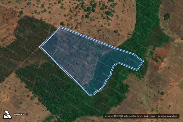 Imagem de satélite de FAZENDA ARAPUÁ - GLEBA 01 em Santa Vitória - MG