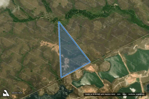 Imagem de satélite de FAZENDA ÁGUAS DO CAMPO I - PARTE 2 em Amajari - RR