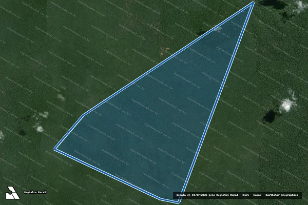 Imagem de satélite de FAZENDA JAPURÁ em Santarém - PA