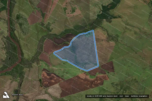 Imagem de satélite de SANTA RITA - Parte 2 em Quaraí - RS