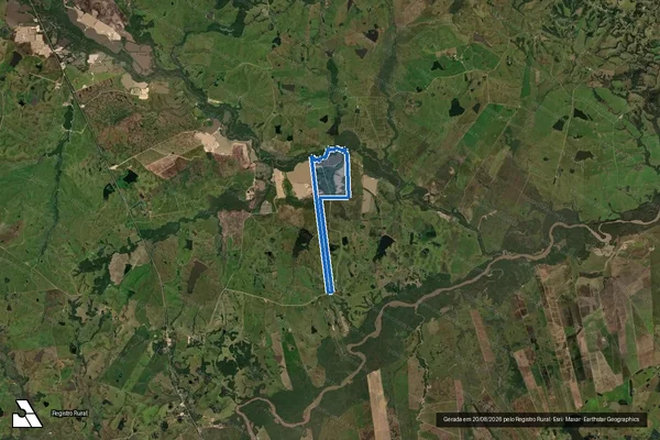 Imagem de satélite de Fazenda Sarandi - Norte - Sarandi Norte em Santa Maria - RS