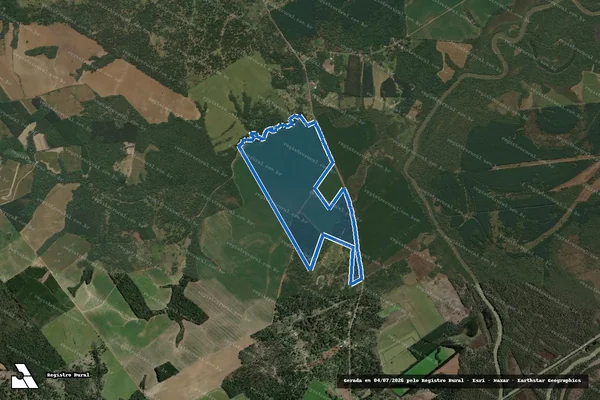 Imagem de satélite de Fazenda Pontilhão - Gleba 01 em São Mateus do Sul - PR