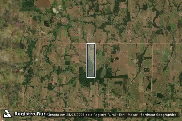 Imagem de satélite de LOTE 38 GLEBA 15 SETOR ABAITARA - Parte 1 em São Felipe D'Oeste - RO