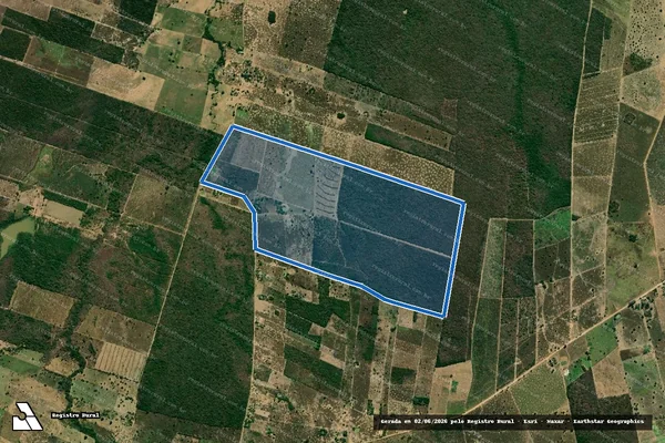 Imagem de satélite de FAZENDA SANTA LUZIA - Parte 1 em Cotegipe - BA