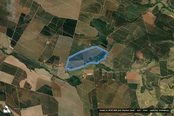 Imagem de satélite de Fazenda Olaria III - Parcela 1 em Boa Esperança - MG