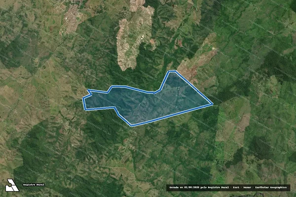 Imagem de satélite de FAZENDA PALHÃO - GLEBA 1 em Itagibá - BA