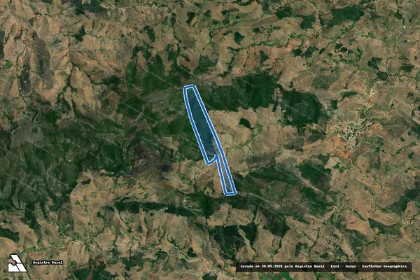 Imagem de satélite de Sitio Alto Floresta - Parte 1 em Alvarenga - MG