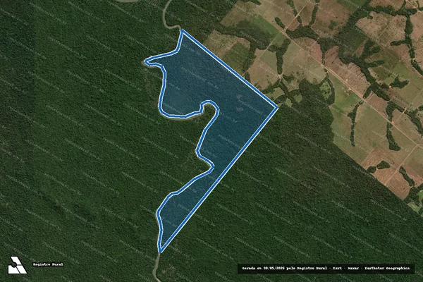 Imagem de satélite de Fazenda Invejada - Parte 1 em Apiacás - MT