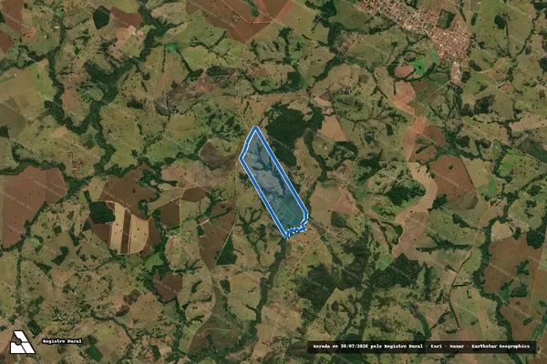 Imagem de satélite de Fazenda Dom Pedrito  - Parte 5A em Araçu - GO