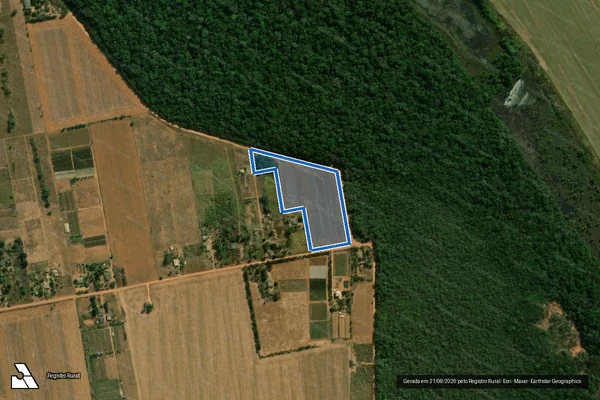Imagem de satélite de CHÁCARA SÃO MARCOS ? LOTE 12 DA GLEBA 16 - PARCELA - Parcela 1 em Vilhena - RO