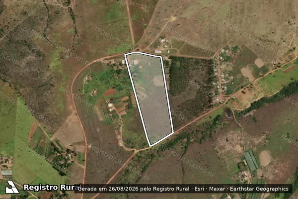 Imagem de satélite de FAZENDA PAPUDA 2 - GLEBA 1 - Parcela 113 em Brasília - DF