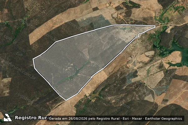 Imagem de satélite de BAIXA VERDE - Parte 1 em Saboeiro - CE
