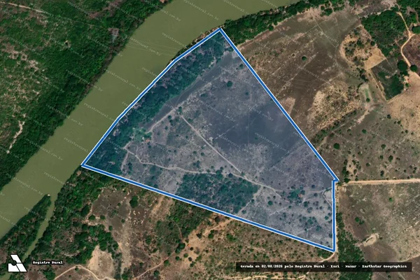 Imagem de satélite de Lote 20 - Projeto de Assentamento Campo Grande - Parte 1 em João Pinheiro - MG