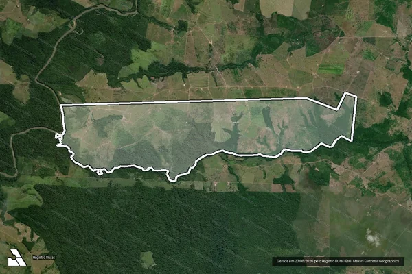 Imagem de satélite de FAZENDA TEREZÃO - 02 em Breu Branco - PA