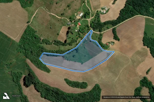 Imagem de satélite de FAZENDA SAN MARINO - FAZENDA SAN MARINO em Ipiranga - PR