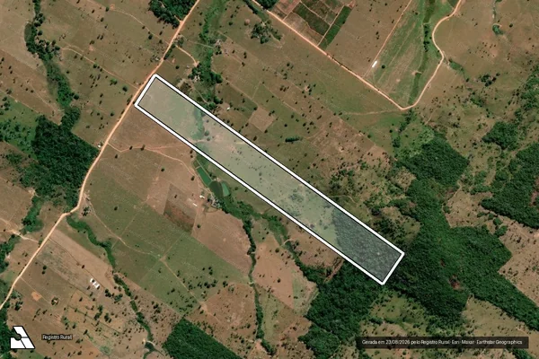 Imagem de satélite de Lote 82 da Gleba  01 - Im. lote 108  do PA.Emburana    - LOTE 82 em Espigão D'Oeste - RO