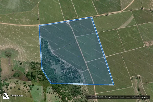 Imagem de satélite de Fazenda Pinguela Alta - PARCELA 01 em Mucuri - BA
