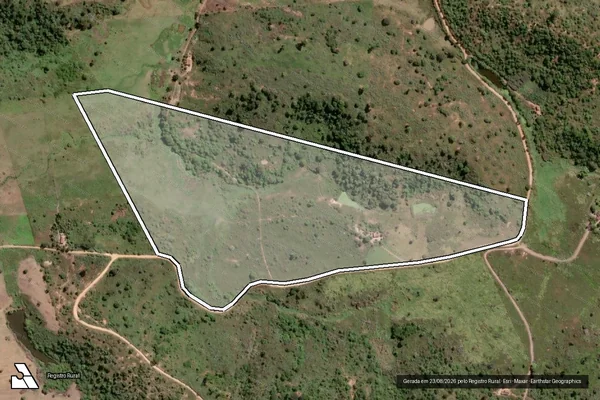 Imagem de satélite de Lote 09 - Projeto de Assentamento Santa Cruz - Parte 1 em Rio do Prado - MG