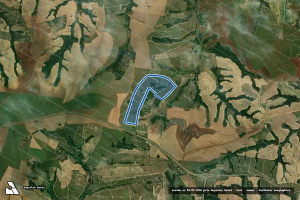 Imagem de satélite de Sítio São Francisco - PARTE 1 em Rafard - SP