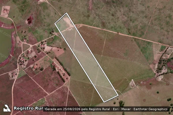 Imagem de satélite de Fazenda Pau D Alho II - 22 em São José dos Ramos - PB