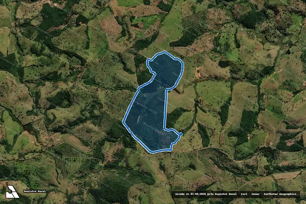 Imagem de satélite de FAZENDA SIQUEIRA - Parte 2 em Serro - MG