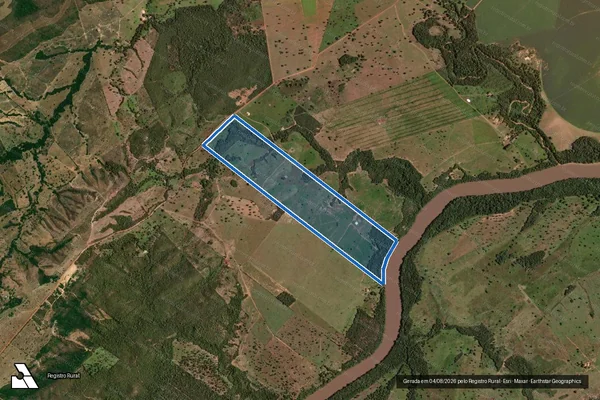 Imagem de satélite de LOTE 18, P. A. PIAU - LOTE 18 em Nova Xavantina - MT