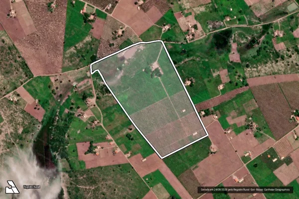 Imagem de satélite de SÍTIO JACARÉ GRANDE - SÍTIO JACARÉ GRANDE em Governador Mangabeira - BA
