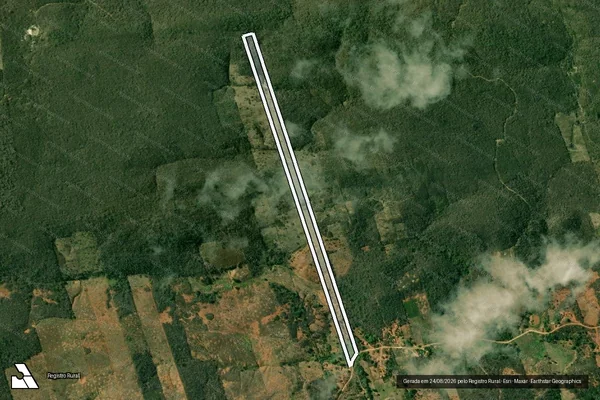 Imagem de satélite de FAZENDA SÃO LOURENÇO - Parte 1 em Serra Talhada - PE