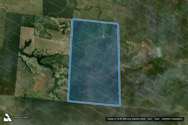 Imagem de satélite de Fazenda Boate - II - Fazenda Boate - II em Ulianópolis - PA