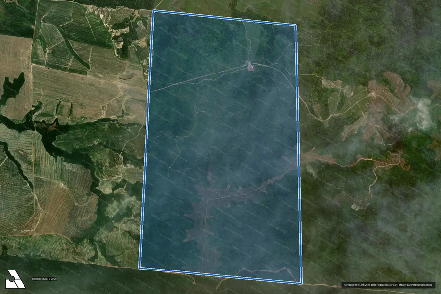 Imagem aérea do item B