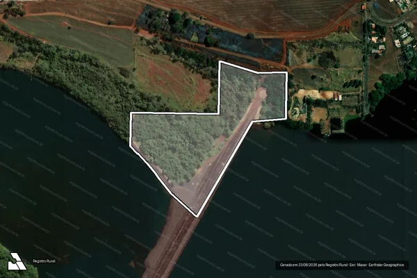 Imagem de satélite de FAZENDA RIBALTA - PARCELA 3 em Conquista - MG