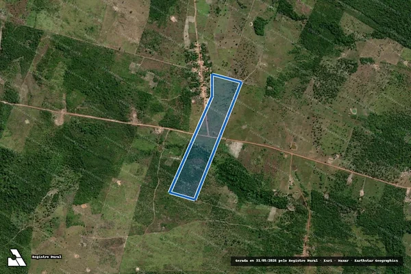 Imagem de satélite de FAZENDA  CRISTO REIS II - Gleba  11 em Araguatins - TO