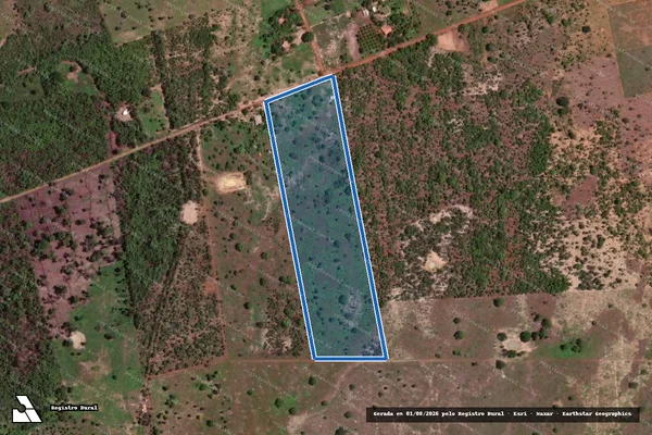 Imagem de satélite de FAZENDA TAMBORIL e CAPÃO - Gleba 15-A em Vila Boa - GO