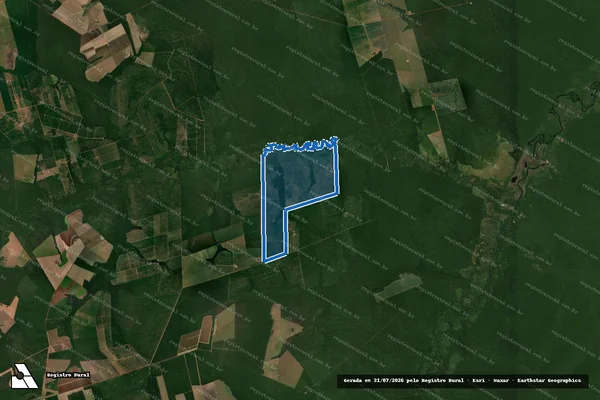 Imagem de satélite de Fazenda Nossa Senhora Aparecida III / Fazenda Nossa Senhora Aparecida III em Sinop - MT