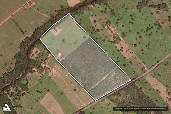 Imagem de satélite de FAZENDA BOA ESPERANÇA - Parte 1 em Juvenília - MG