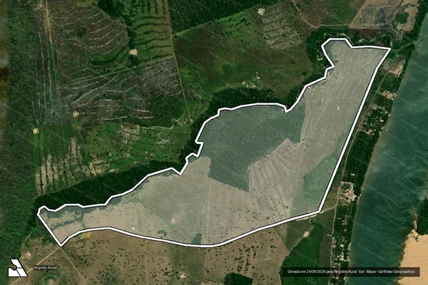 Imagem de satélite de FAZENDA RANCHO VELHO - Parcela 1 em Piçarra - PA
