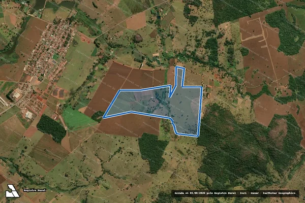Imagem de satélite de FAZENDA JOSÉ DE LIMA - 001 em Avelinópolis - GO