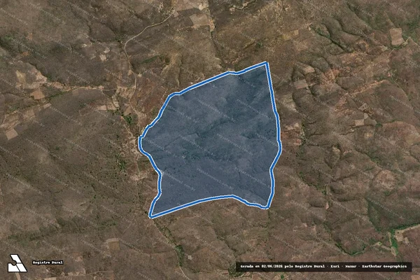 Imagem de satélite de FAZENDA SACO DOS ARRAIS - GLEBA 02 em Campos Sales - CE